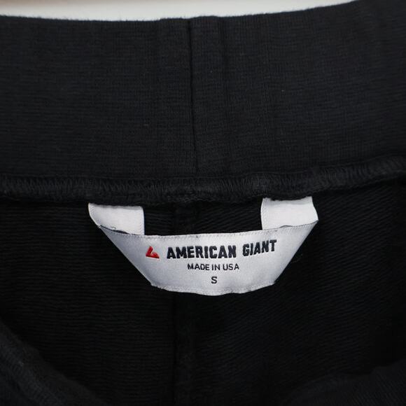 American Giant Womens French Terry Straight Sweatpant Black Size Small NWOT - Picture 3 of 7